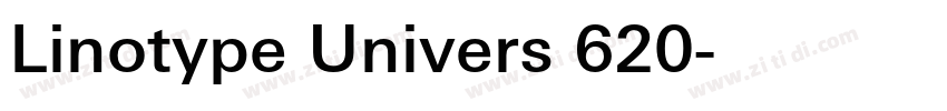 Linotype Univers 620字体转换 Linotype Univers 620字体转换